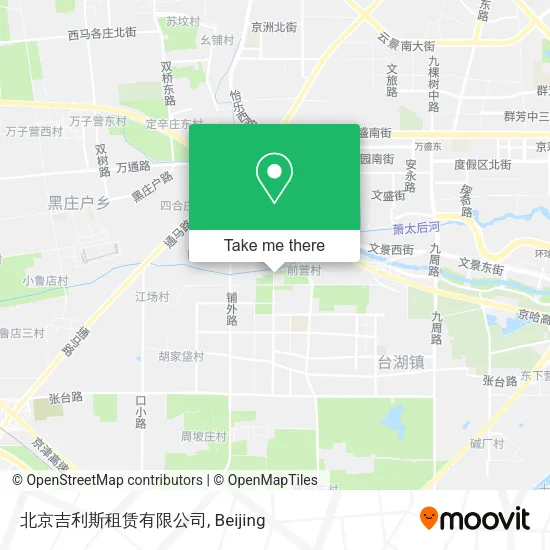 北京吉利斯租赁有限公司 map