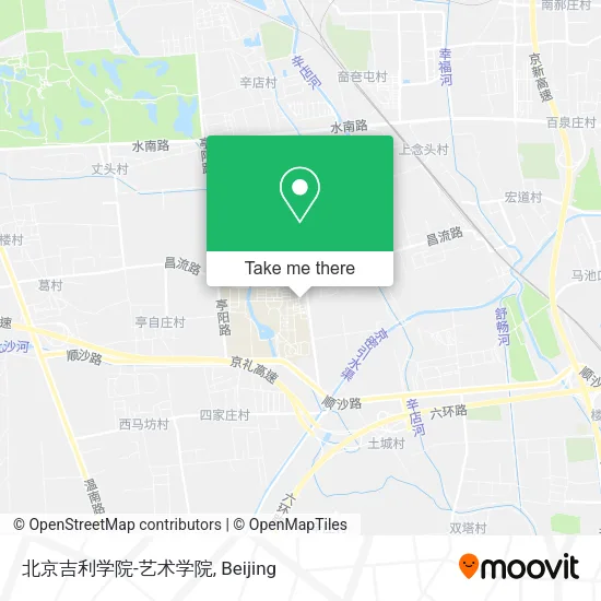 北京吉利学院-艺术学院 map