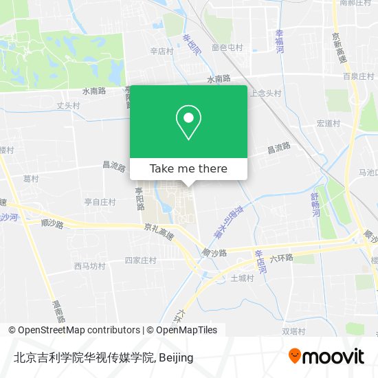 北京吉利学院华视传媒学院 map