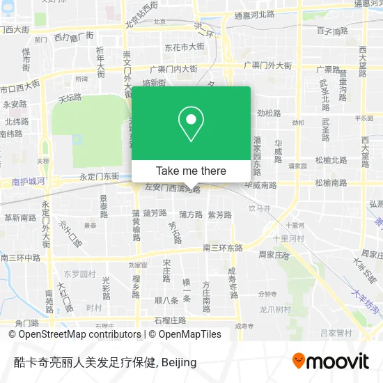 酷卡奇亮丽人美发足疗保健 map