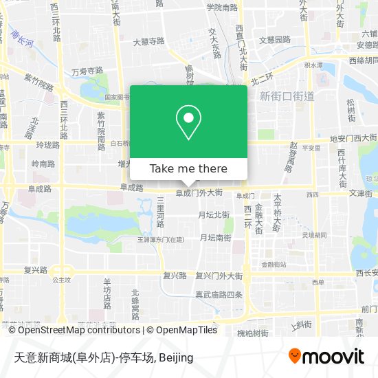天意新商城(阜外店)-停车场 map