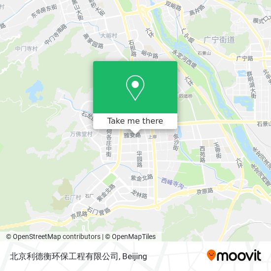 北京利德衡环保工程有限公司 map