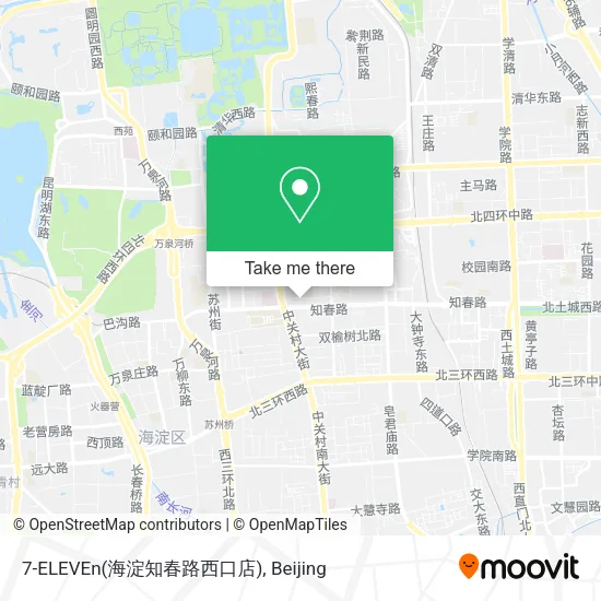 7-ELEVEn(海淀知春路西口店) map