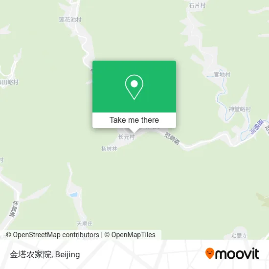 金塔农家院 map