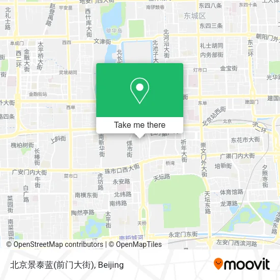 北京景泰蓝(前门大街) map