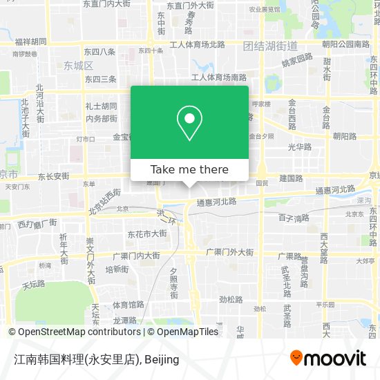 江南韩国料理(永安里店) map