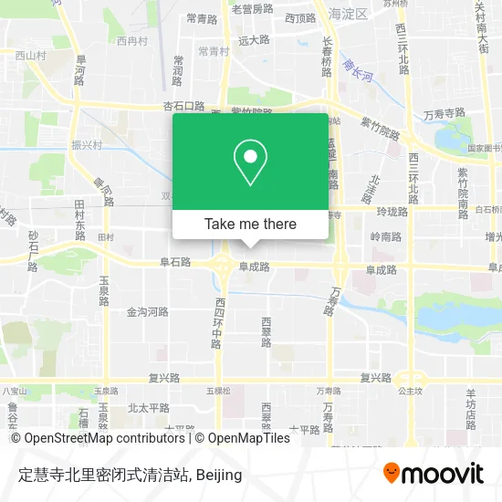定慧寺北里密闭式清洁站 map