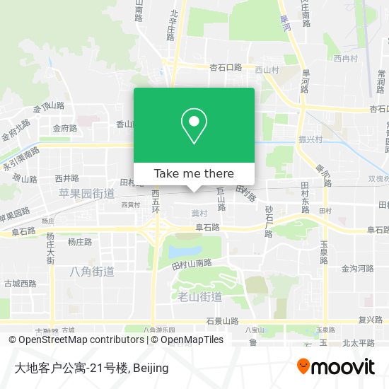 大地客户公寓-21号楼 map
