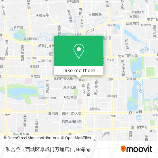 和合谷（西城区阜成门万通店） map