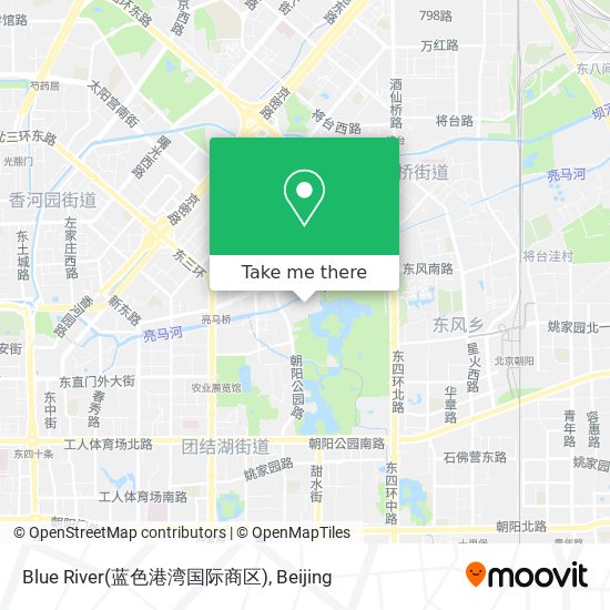 Blue River(蓝色港湾国际商区) map