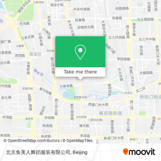 北京鱼美人舞蹈服装有限公司 map