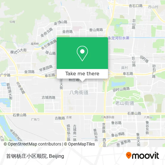 首钢杨庄小区顺院 map