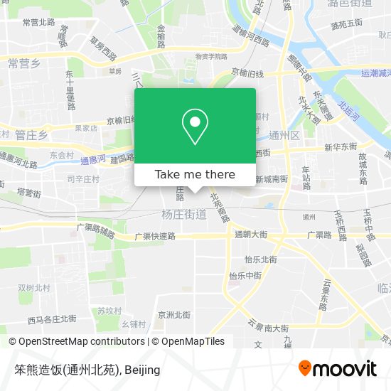 笨熊造饭(通州北苑) map
