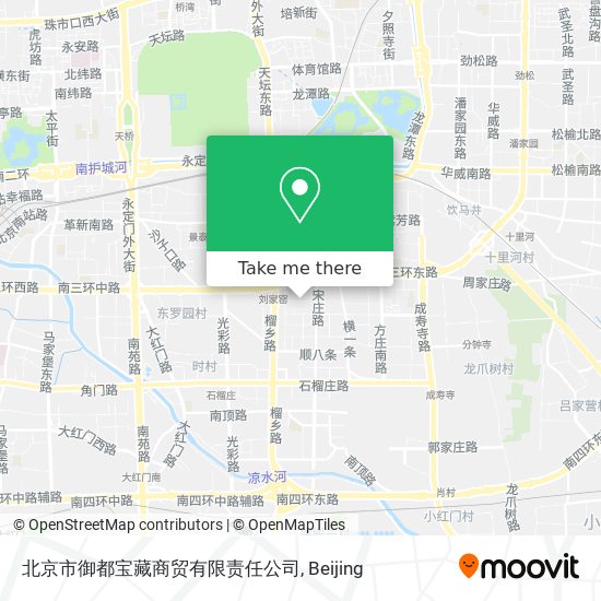 北京市御都宝藏商贸有限责任公司 map
