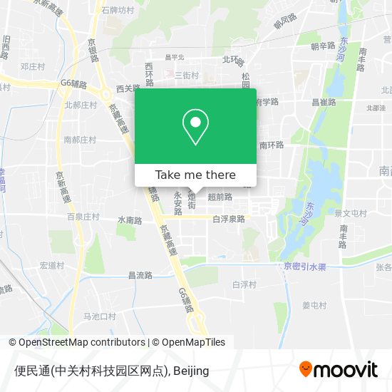 便民通(中关村科技园区网点) map