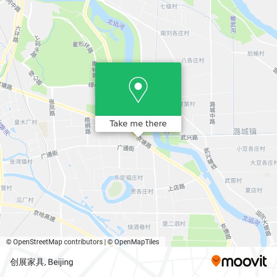 创展家具 map