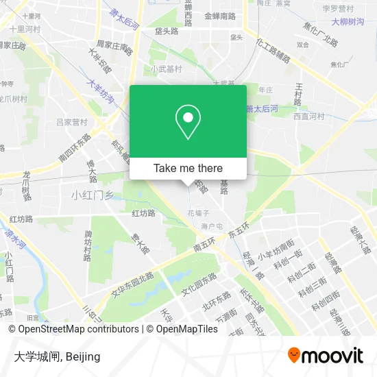 大学城闸 map