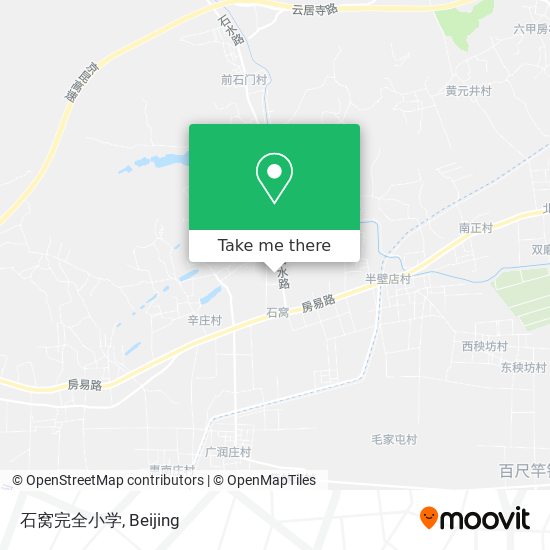 石窝完全小学 map