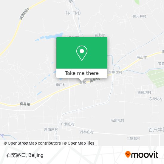 石窝路口 map