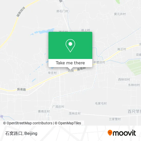 石窝路口 map