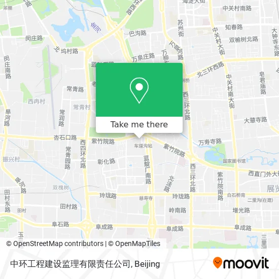 中环工程建设监理有限责任公司 map
