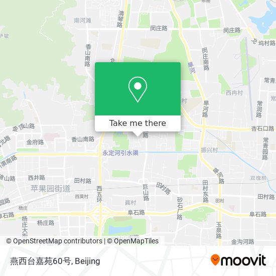 燕西台嘉苑60号 map