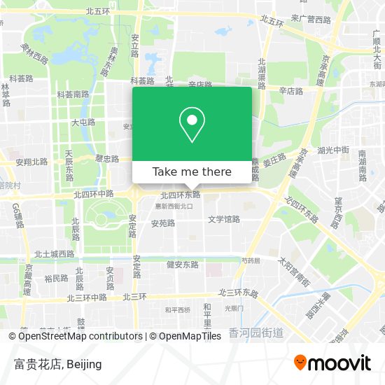 富贵花店 map