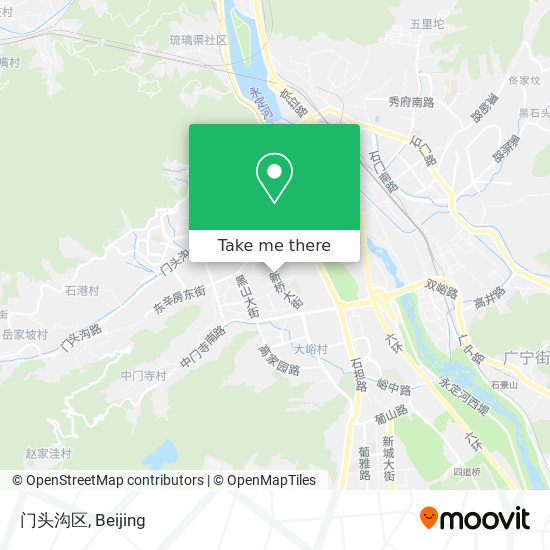 门头沟区 map