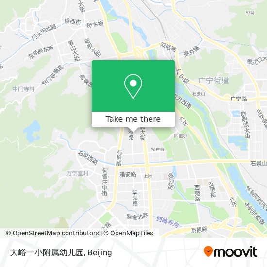 大峪一小附属幼儿园 map