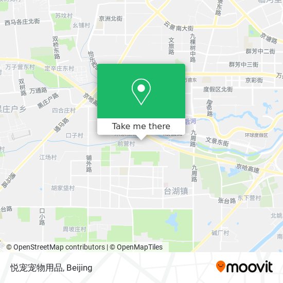 悦宠宠物用品 map