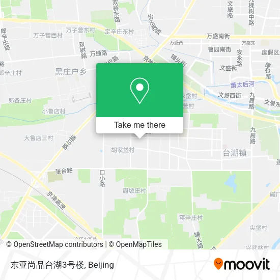 东亚尚品台湖3号楼 map