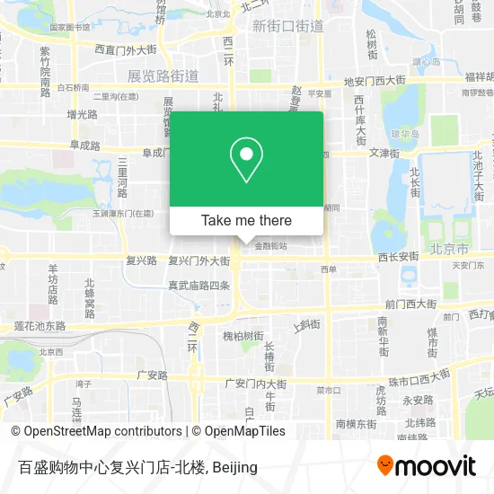 百盛购物中心复兴门店-北楼 map