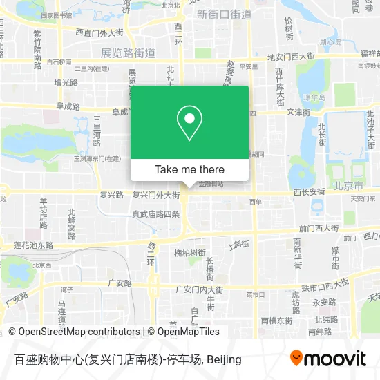百盛购物中心(复兴门店南楼)-停车场 map