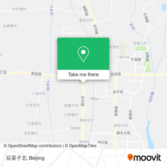 后晏子北 map