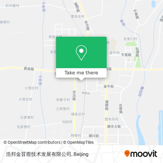 浩邦金苜蓿技术发展有限公司 map