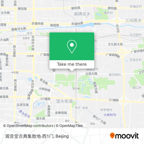 观音堂古典集散地-西1门 map
