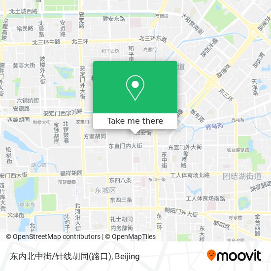 东内北中街/针线胡同(路口) map