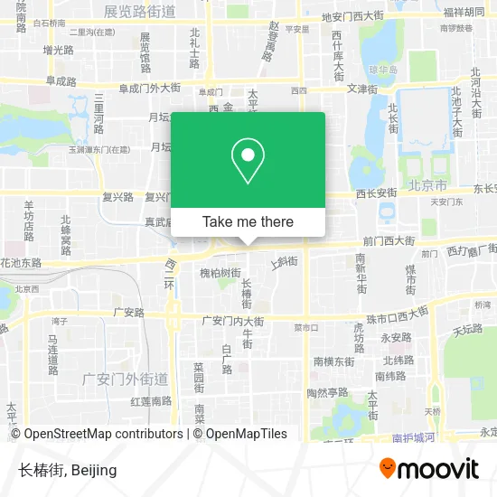长椿街 map