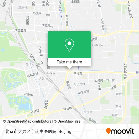 北京市大兴区京南中医医院 map