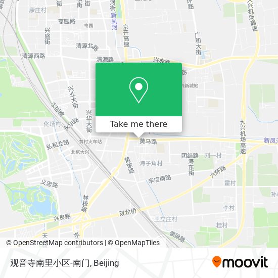 观音寺南里小区-南门 map