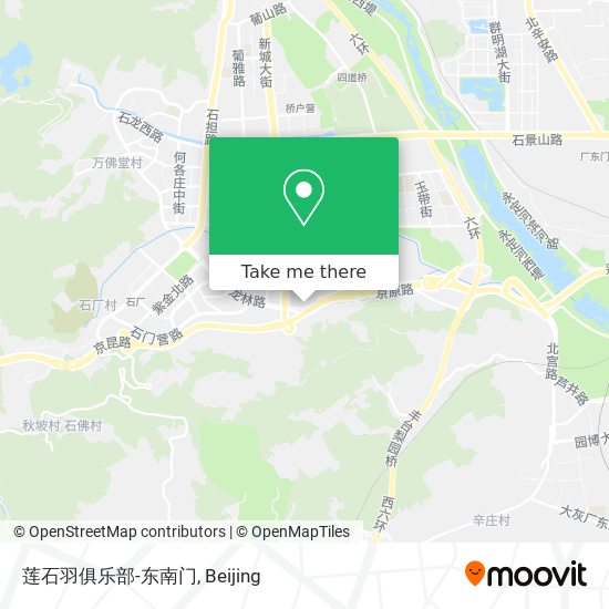莲石羽俱乐部-东南门 map