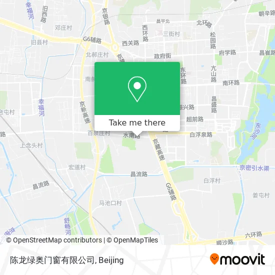 陈龙绿奥门窗有限公司 map