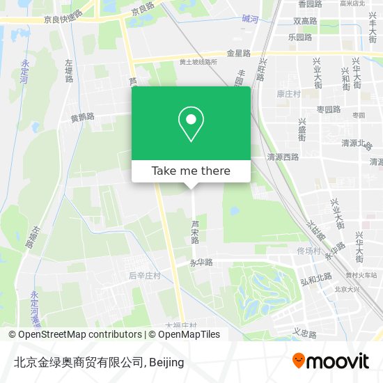 北京金绿奥商贸有限公司 map