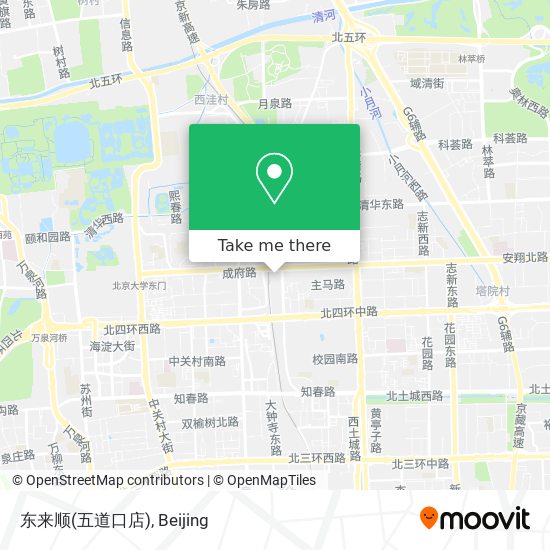 东来顺(五道口店) map