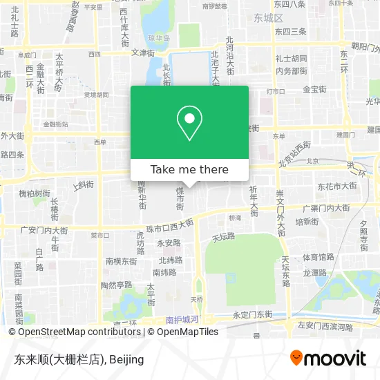 东来顺(大栅栏店) map