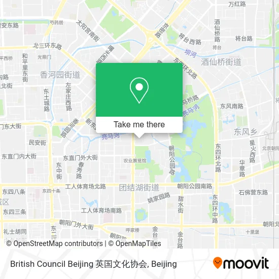 British Council Beijing 英国文化协会 map