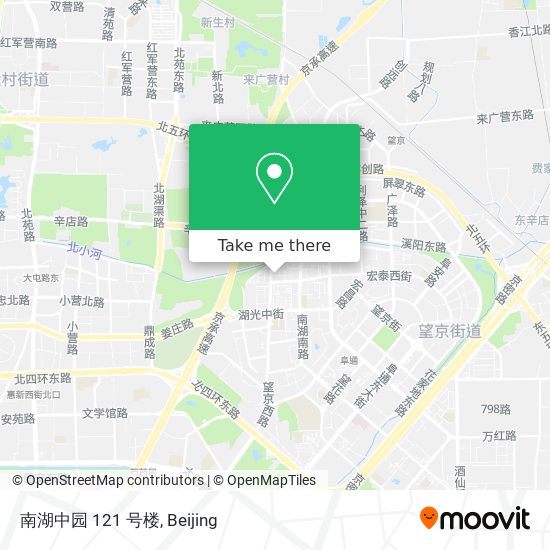 南湖中园 121 号楼 map