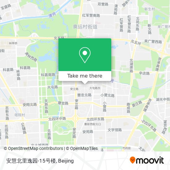安慧北里逸园-15号楼 map