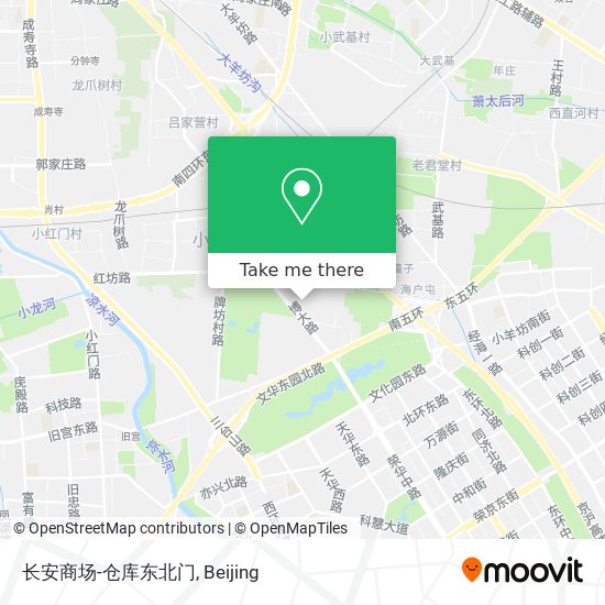 长安商场-仓库东北门 map