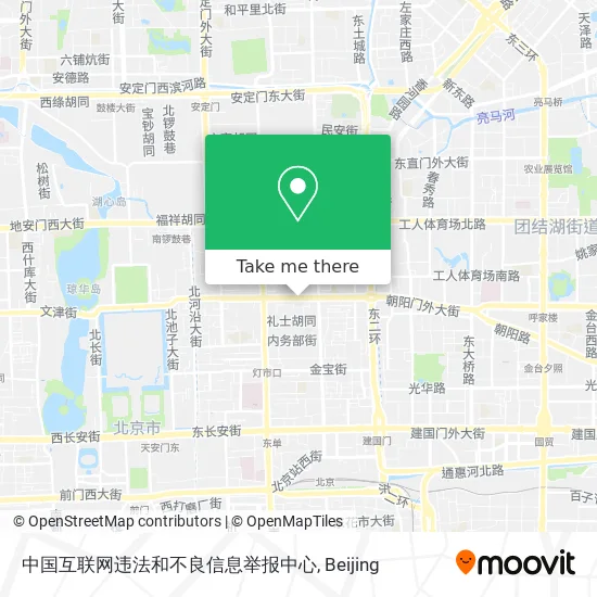 中国互联网违法和不良信息举报中心 map